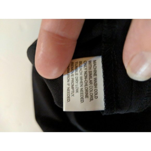 Good Clothes Black Skirt Size 6 Womens No Slit A-line Modest - Picture 7 of 7